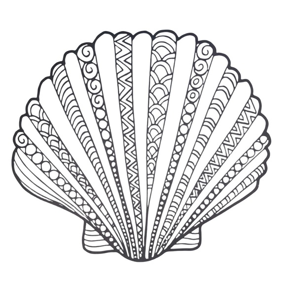 New Ocean Wonders Adult Coloring Book - Picture 12 of 15